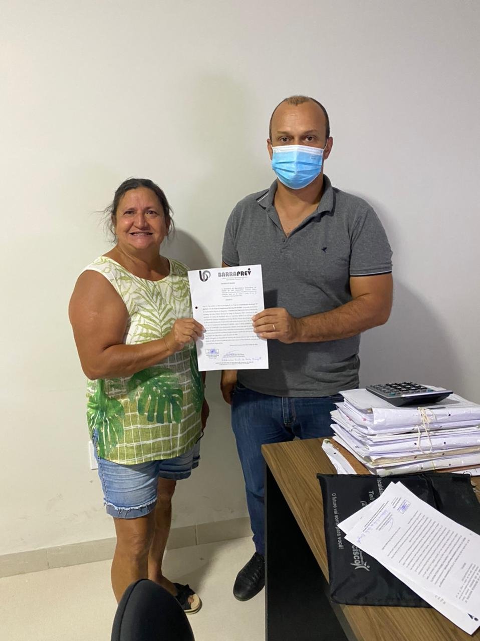 Concessão da Aposentadoria da Professora Valdecina Cirilo de Paula Biazatti