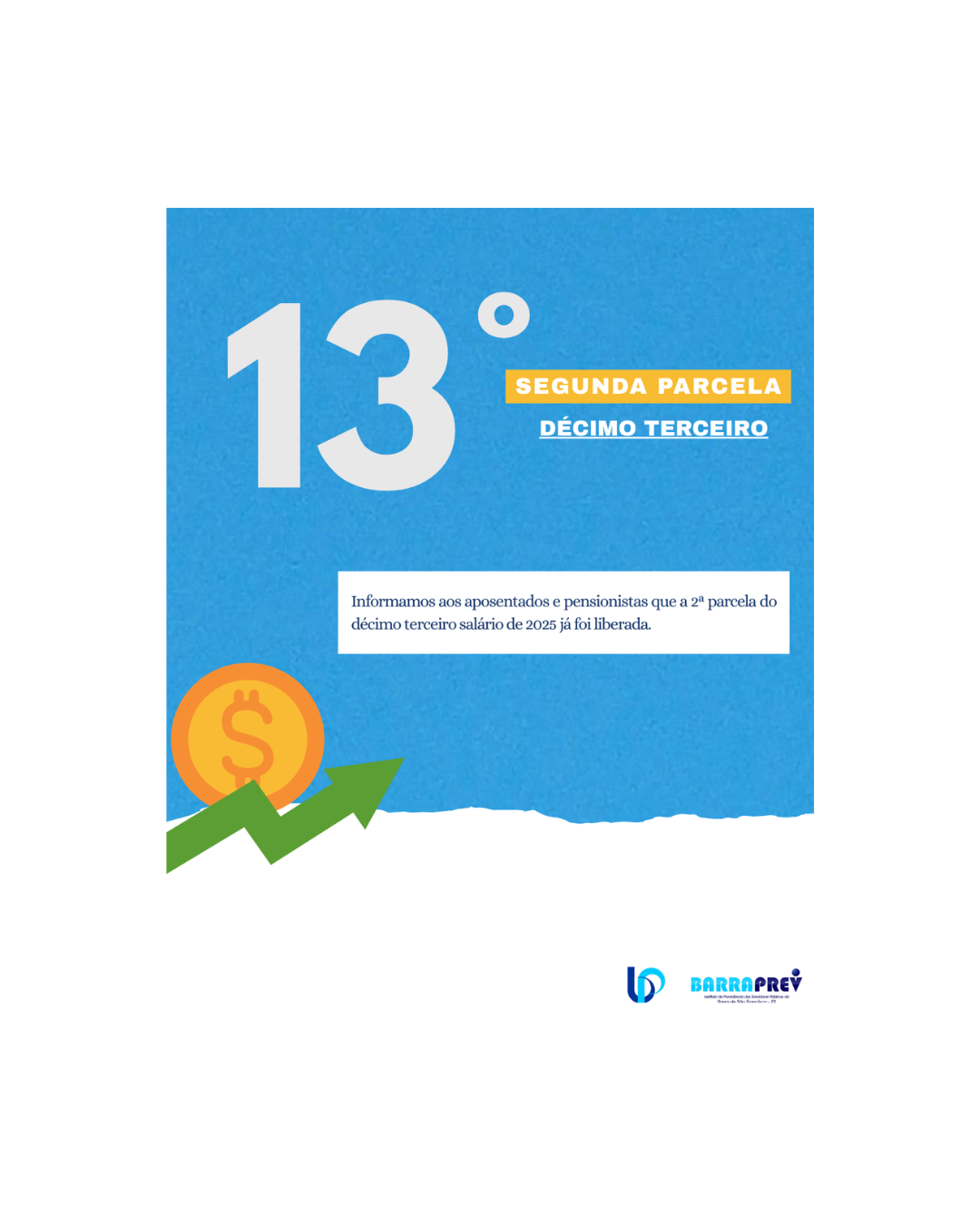 2° Parcela do Décimo terceiro salário