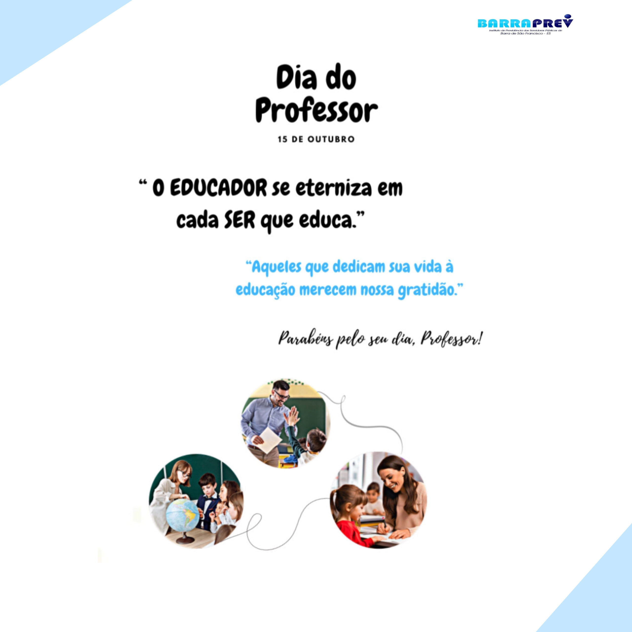 15 de Outubro – Dia do Professor
