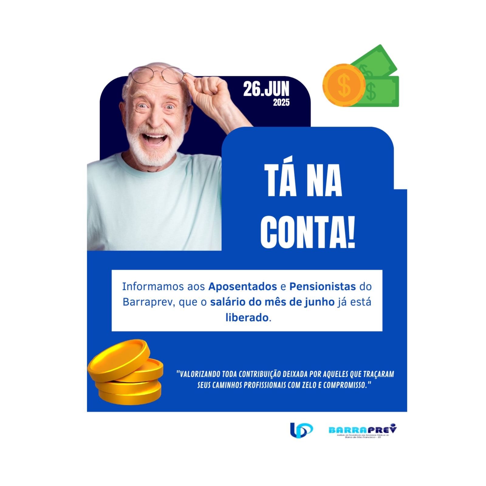 TÁ NA CONTA! Pagamento de Junho/2025 Efetivado