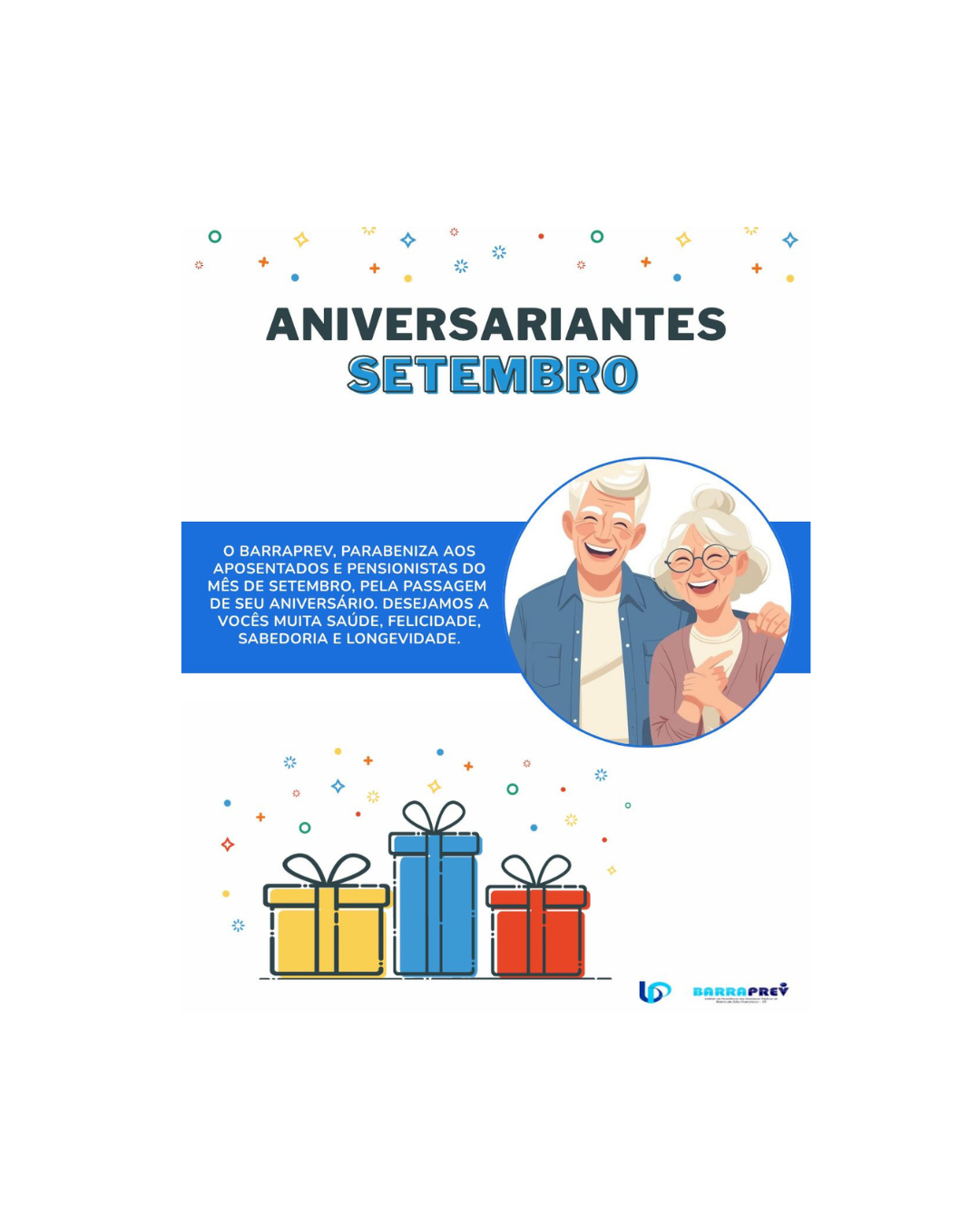 ANIVERSARIANTES DO MÊS DE SETEMBRO